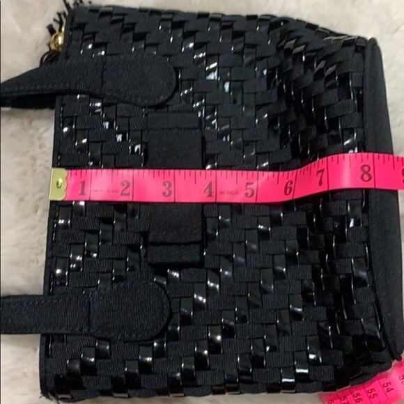 Black weaved bow bag - Picture 7 of 11